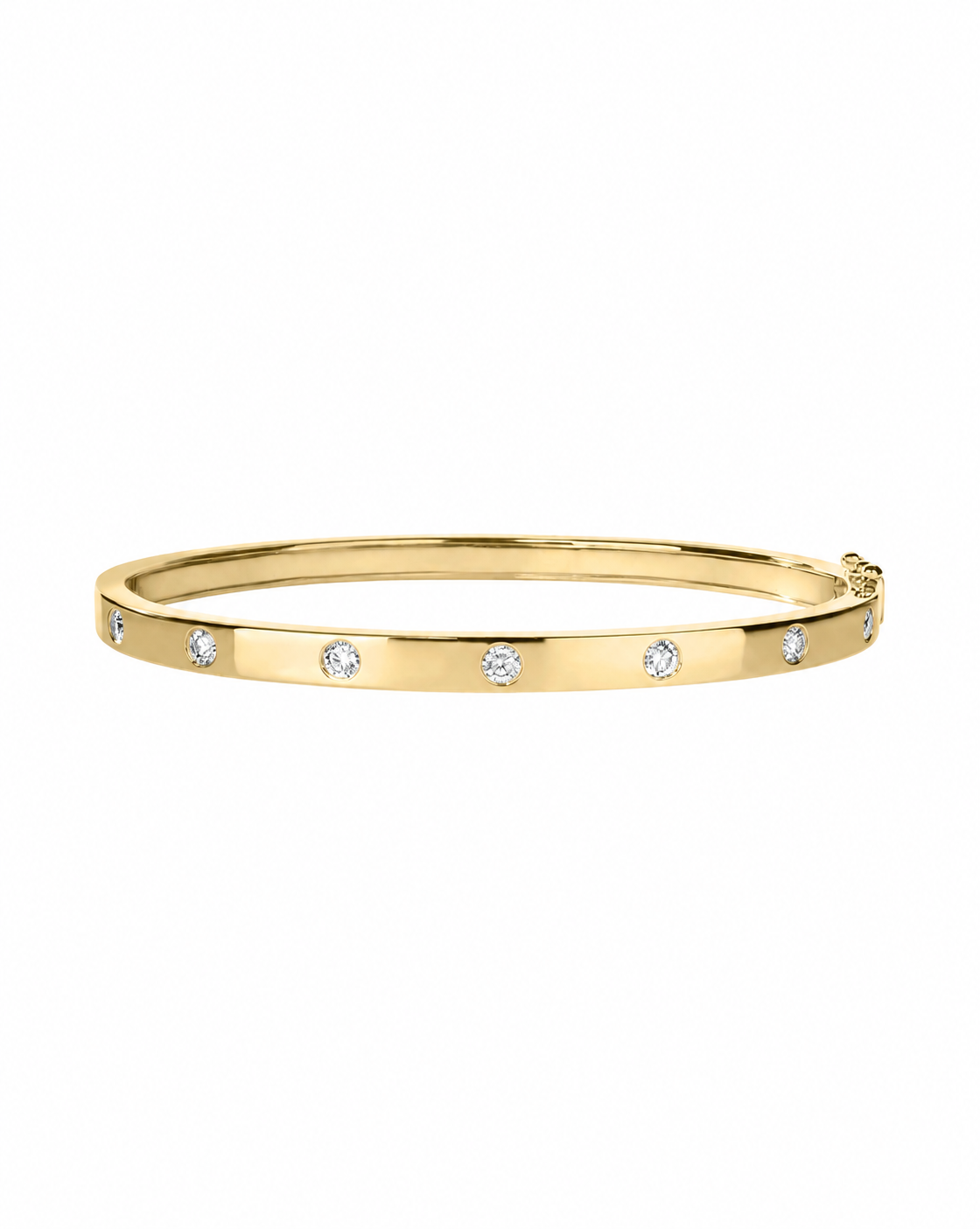 Inlay Diamond Bangle